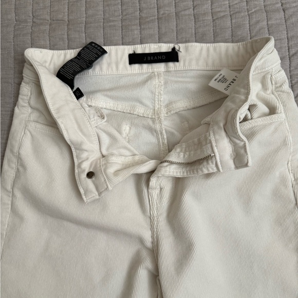 J Brand Women's Skinny Corduroy Pants in Cream color - Picture 3 of 4